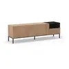 Image de Bobochic meuble tv 3 portes 1 tiroir 180 cm cecilia effet chêne CECILIA