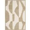 Image de Bobochic tapis poils courts elior motif abstrait marron 160x230 ELIOR