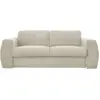 Image de Bobochic canapé droit convertible hugo ouverture express gros côtelé beige 160x190 HUGO