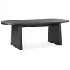Image de Bobochic table à manger ovale 220 cm pablo placage noyer noir PABLO