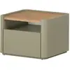 Image de Bobochic table de chevet 1 tiroir anyra vert ANYRA