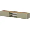 Image de Bobochic meuble tv 1 porte 1 tiroir 220 cm anyra vert ANYA