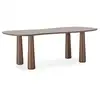 Image de Bobochic table à manger ovale sasha 220 cm marron SASHA