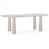 Image de Bobochic table à manger ovale sasha 220 cm beige SASHA