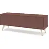 Image de Bobochic meuble tv 4 portes 140 cm capus pin laqué terracotta CAPUS