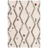 Image de Bobochic tapis poils longs naly motif graphique NALY