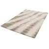 Image de Bobochic tapis poils longs tirasu motif abstrait beige 120x170 TIRASU