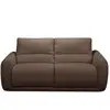 Image de Bobochic canapé droit convertible minorque ouverture express tissu chenille marron 160x200 MINORQUE
