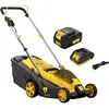 Image de Tondeuse À Batterie Nemura 40v + Batterie 4ah + Chargeur Rapide - Coupe De 37cm - Mulching + Ramassage