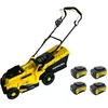 Image de Tondeuse à batterie NEMURA 40V + 2 Batteries 4Ah + Chargeur rapide - Coupe de 37cm - Mulching + Ramassage