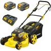 Image de Tondeuse A Batterie 80v (2x40v) - Coupe 46cm - Autotractée + 2 Batteries 4ah + Double Chargeur - Autonomie 500m2