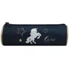 Image de Trousse ronde CYBEL Licorne marine et dorée