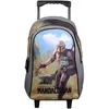 Image de Sac à dos à roulettes - STAR WARS - The Mandalorian - Multicolore - 2 compartiments - Enfant