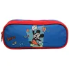 Image de Trousse scolaire - Disney - Mickey - 2 compartiments - Bleu - 23x7x10 cm