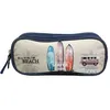 Image de Trousse scolaire - BAGTROTTER - Offshore - 2 compartiments - Beige - Polyester
