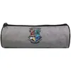 Image de Trousse scolaire - Harry Potter - Ronde - Grise - Polyester - Zippée