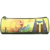 Image de Trousse scolaire - Jurassic World - Ronde - Jaune - Polyester - Zippée