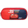Image de Trousse scolaire - Disney - Cars - Rouge et bleu - 2 compartiments - Polyester