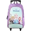 Image de Sac à dos à roulettes - DISNEY - La Reine des Neiges / Frozen Violet - Enfant - Fille - Multicolore