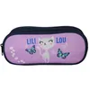 Image de BAGTROTTER Trousse scolaire 2 compartiments Lili Lou Violet