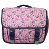 Image de Bagtrotter - Cartable 38cm - Multicolore - Fleurs - 2 Compartiments - 1 Poche Sous Rabat - 1 Poche Bouteille - Bretelles...