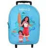 Image de Bagtrotter - Vaiana - Disney - Sac à Dos Scolaire à Roulettes - Bleu - 1 Compartiment Zippé - Bretelles Matelassées -...