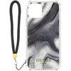 Image de Coque Apple Iphone 12 Pro Max Avec Dragonne Motif Marbre Guess - Gris