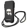 Image de Karl Lagerfekld Karl Lagerfeld Saffiano Ikonik Karl`s Head Sac de transport Noir 61`` - KLHCP12MOPHKHK