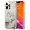 Image de Guess Liquid Glitter 4G Big Logo - Coque pour iPhone 13 Pro Max (Or)