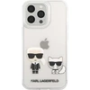 Image de Coque Pour Iphone 13 Pro Max Ikonik Karl Et Choupette Protection Rigide Transparent Karl Lagerfeld