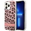 Image de Coque Pour Iphone 13 Pro Electro Stripe En Tpu Avec Motif Léopard Rose Guess