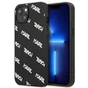 Image de Karl Lagerfeld Coque iPhone 13 Mini en cuir écologique noir - Allover logos