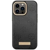 Image de Coque Magsafe Pour Apple Iphone 13 Pro Pu Peony Metal Plate Noir Guess