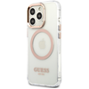 Image de Coque Magsafe Pour Apple Iphone 13 Pro Max Tpu Gold Outline Transparent Guess
