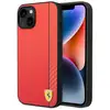 Image de Coque Pour Iphone 14 Plus Design Élégant Effet Carbone Rouge / Noir Ferrari