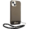Image de Coque Pour Apple Iphone 14 Colors Avec Lanière Perlée Noir Guess
