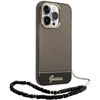 Image de Coque Pour Apple Iphone 14 Pro Max Colors Avec Lanière Perlée Noir Guess