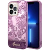 Image de Coque Pour Iphone 14 Pro Max Collection Porcelaine Résistant Rose Guess