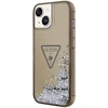 Image de Coque Pour Apple Iphone 14 Glitter Palm À Paillettes Noir Guess