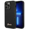Image de Guess Glitter Flakes Compatible avec iPhone 14 Pro étui - Le Noir - GUHCP14LHGGSHK