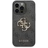 Image de Coque Pour Iphone 14 Pro Max Avec Monogramme Et Logo 4g En Métal Gris Foncé Guess
