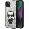 Image de Coque Pour Apple Iphone 14 Plus Glitter Flakes Ikonik Argent Karl Lagerfeld