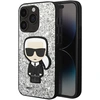Image de Coque Pour Apple Iphone 14 Pro Max Glitter Flakes Ikonik Argent Karl Lagerfeld