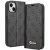 Image de Étui Luxe Pour Iphone 14 Clapet Porte-cartes Design Élégant Motif 4g Noir Guess
