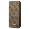 Image de Guess 4G Metal Camera Outline Booktype Case - Coque pour iPhone 14 Pro Max (Marron) - 3666339083236