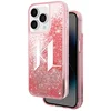 Image de Coque Pour Apple Iphone 14 Pro Glitter Kl Paillettes Flottantes Rose Karl Lagerfeld