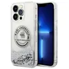 Image de Coque pour iPhone 14 Pro Max - KARL LAGERFELD - Argent RSG - Liquid Glitter - Rigide - Élégant