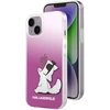 Image de Coque Pour Apple Iphone 14 Plus Choupette Eat Rose Karl Lagerfeld