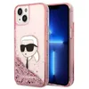 Image de Coque Karl Lagerfeld Liquid Glitter NFT Karls Head pour iPhone 14 Plus - Rose