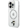 Image de Coque Pour Iphone 14 Pro Imprimé Karl Et Choupette Compatible Magsafe Transparent Karl Lagerfeld